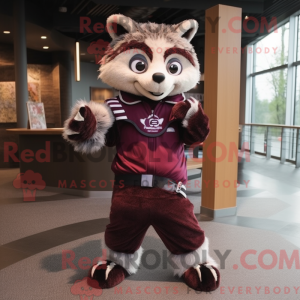 Maskotka Maroon Raccoon...