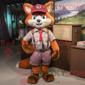 Personaggio mascotte Maroon...