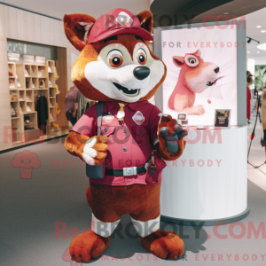 Personaggio mascotte Maroon...
