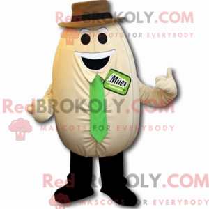 Beige melon maskot kostyme...