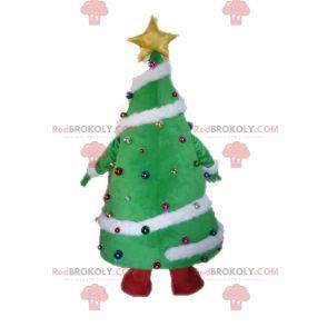 Gigantisk og smilende dekorert juletre maskot - Redbrokoly.com
