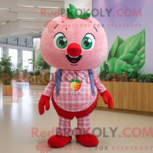 Personaggio mascotte rosa...