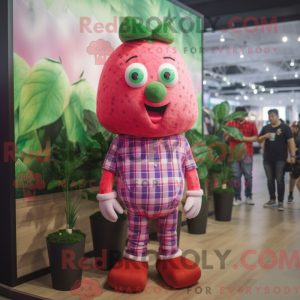 Personaggio mascotte rosa...