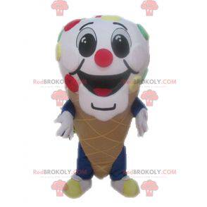 Mascot cono de helado gigante. Mascota de helado -