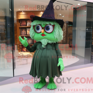 Forest Green Witch S Hat...