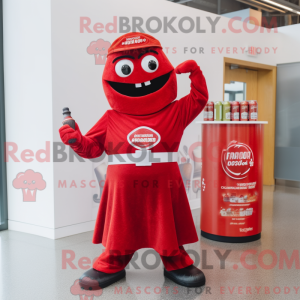 Red Soda Can maskot...