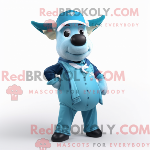 Máscara Cyan Zebu com...