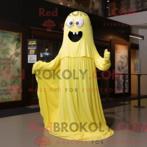 Citrongul spøgelse maskot...