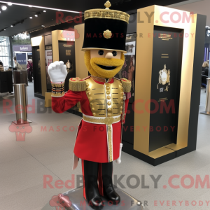 Guld britisk Royal Guard...