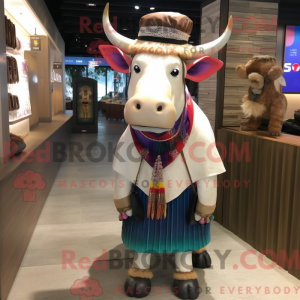 Bull maskot drakt karakter...