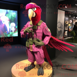 Disfraz de mascota Magenta...