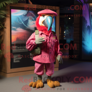 Disfraz de mascota Magenta...
