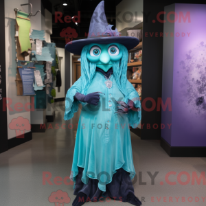 Turquoise Witch mascot...