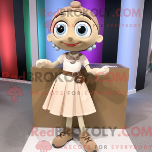 Beige armband maskot...