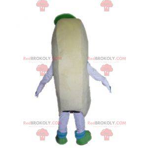 Riesiges Sandwich-Maskottchen. Hot Dog Maskottchen -