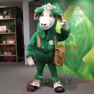 Forest Green Goat maskot...