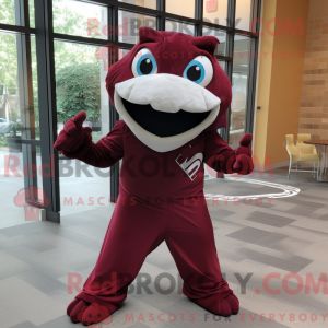 Maroon Barracuda maskot...