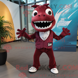 Maroon Barracuda maskot...