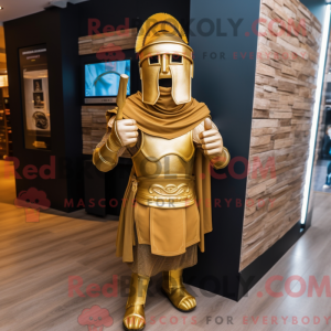 Ouro Romano Soldado máscara...