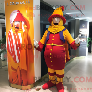 Mascottekostuumkarakter van...