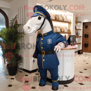 Navy Horse Maskottchen...