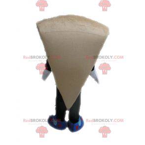 Gigantische pizza-mascotte. Mascotte pizzaplak - Redbrokoly.com