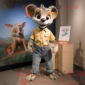 Tan Chupacabra maskot...
