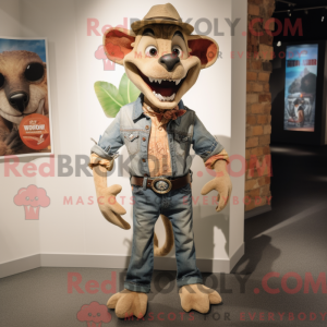 Tan Chupacabra maskot...