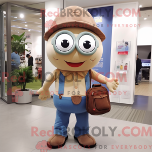 Beige Pho maskot kostyme...
