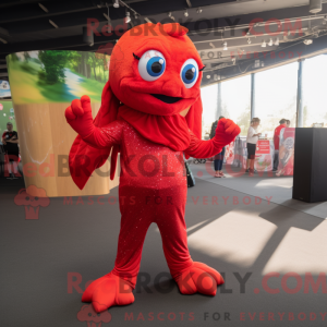 Postava maskota Red Betta...