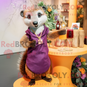 Mongoose mascot costume...