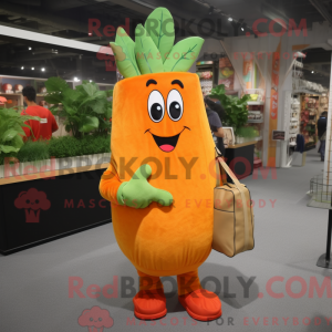 Oransje selleri maskot...