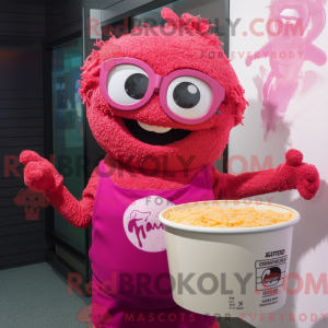 Disfraz de mascota Magenta...