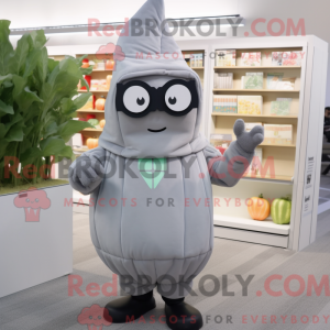 Gray Beet maskot kostume...