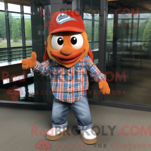 Rust tunfisk maskot drakt...