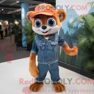 Postava maskota Peach Lemur...