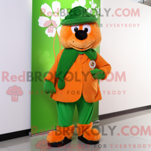 Maskotdraktfigura Orange...