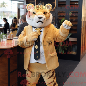 Máscara Gold Tiger com...
