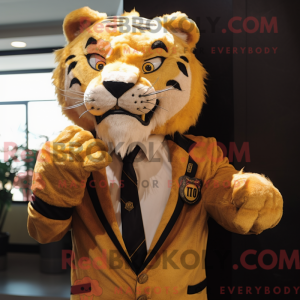 Máscara Gold Tiger com...