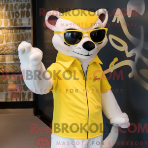 Lemon Yellow Weasel mascot...