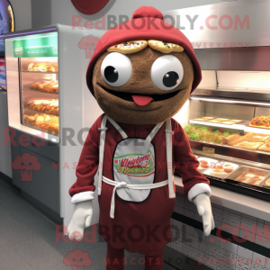 Burgers mascottekostuum...
