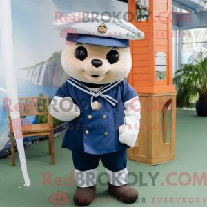 Navy Pho maskotdraktfigur...