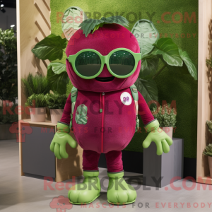 Olive Raspberry maskot...
