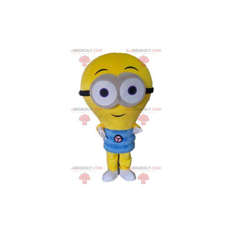 Gigantisk gul pære maskot. Minions maskot - Redbrokoly.com