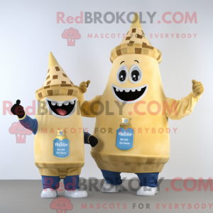 Gold Bottle Of Milk maskot...
