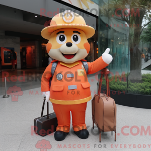 Peach Fire Fighter maskot...