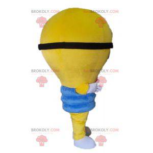Giant yellow bulb mascot. Minions mascot - Redbrokoly.com