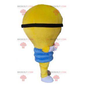 Obří žlutá žárovka maskot. Mimoni maskot - Redbrokoly.com