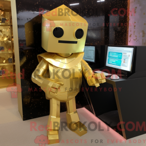 Disfraz de mascota Gold...