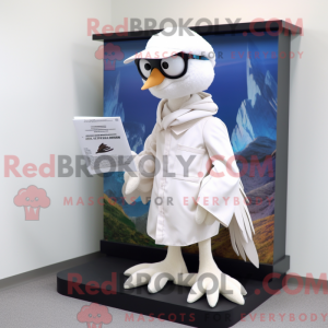 White Archeopteryx mascot...